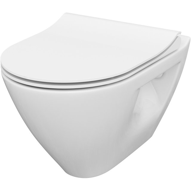 Miska WC podwieszana SET B292 MZ MILLE PLUS CLEAN ON deska duroplast