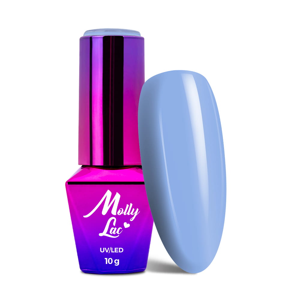 Lakier hybrydowy LED/UV Gel Polish MollyLac Delicate Woman Nr 64 A Slight Breeze 10 g