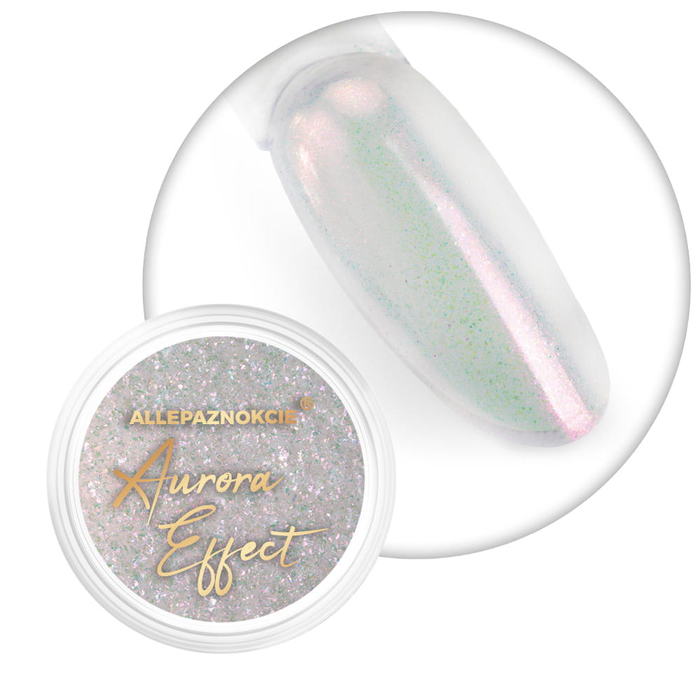 Pyłek do paznokci Aurora Mirror Allepaznokcie Intensive Nr 5