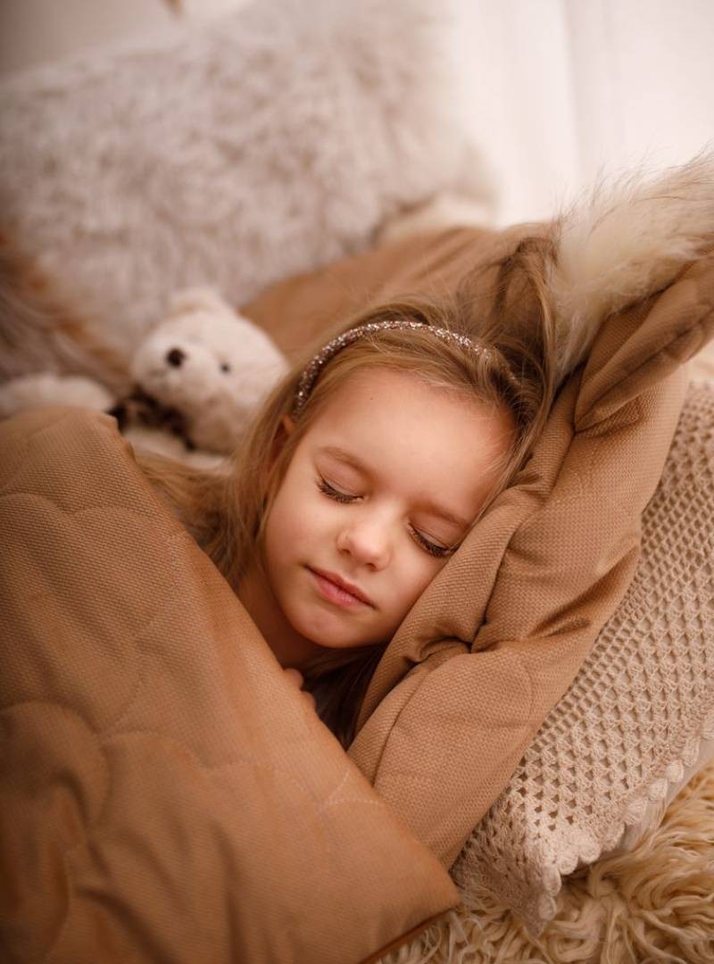 Śpiworek Kinder Hop Dream Catcher Caramel Teddy in Clouds - 145x70 cm