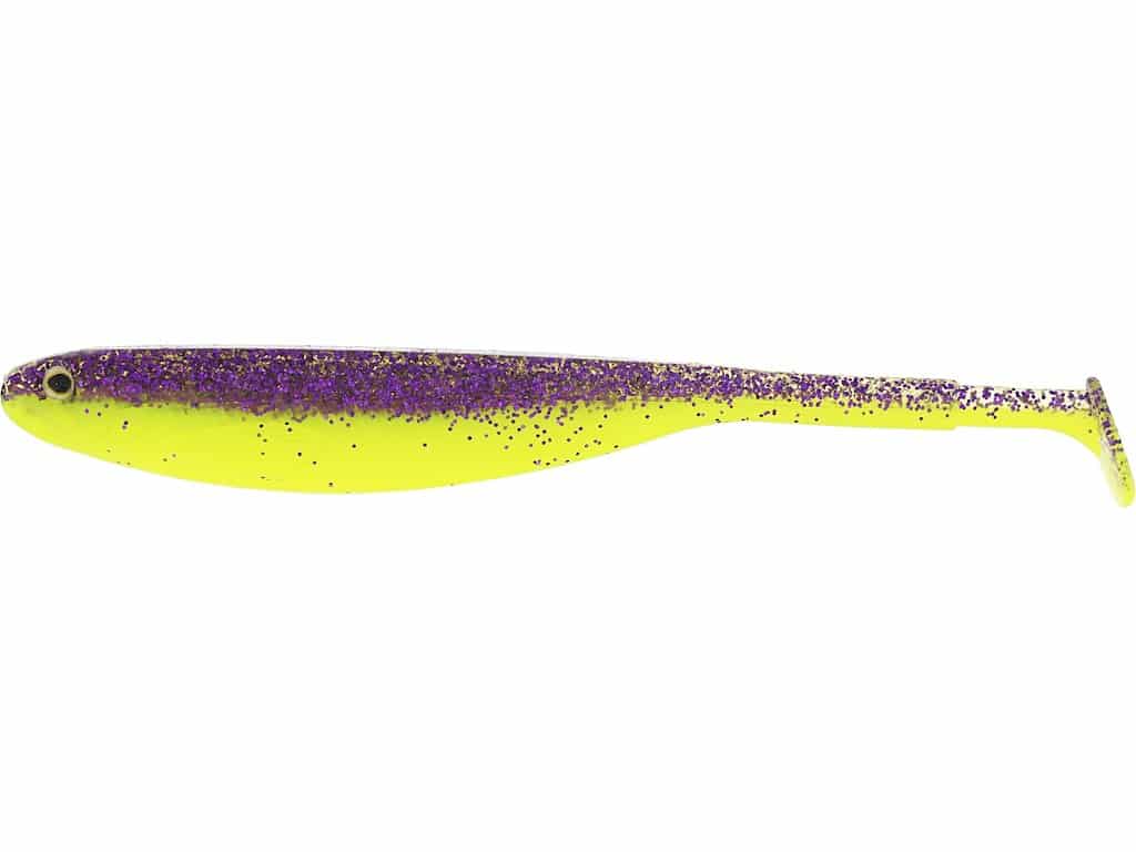Westin Guma Shad Teez Ultra 12cm #Purple Chartreuse