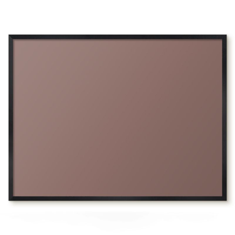 Tablica Magnetyczna Tulup 80x60 cm Pastelowy brązowy - Czarna rama Do salonu, sypialni 1 szt.