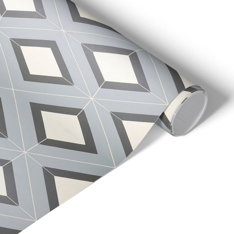 Folia Meblowa Tulup 50x100 cm Geometryczny wzór Samoprzylepna Folia do Renowacji DIY 1 rol.
