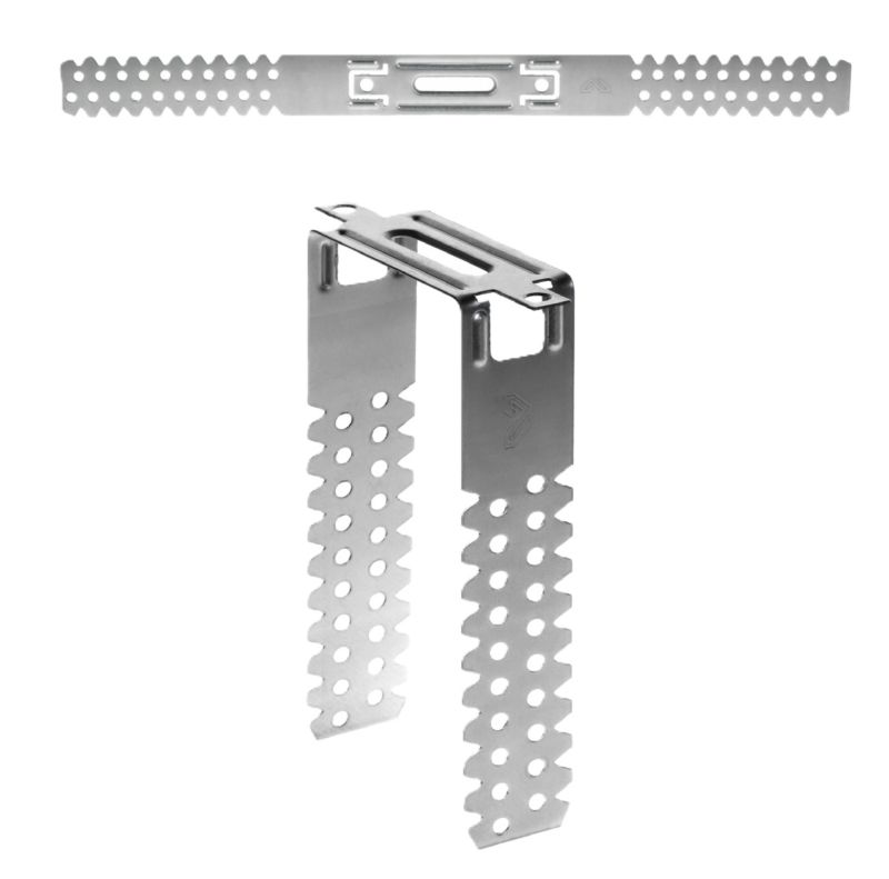 Wieszaki płaskie ES 60x150 mm Budmat grubość 0,8 mm do profili CD60 100szt
