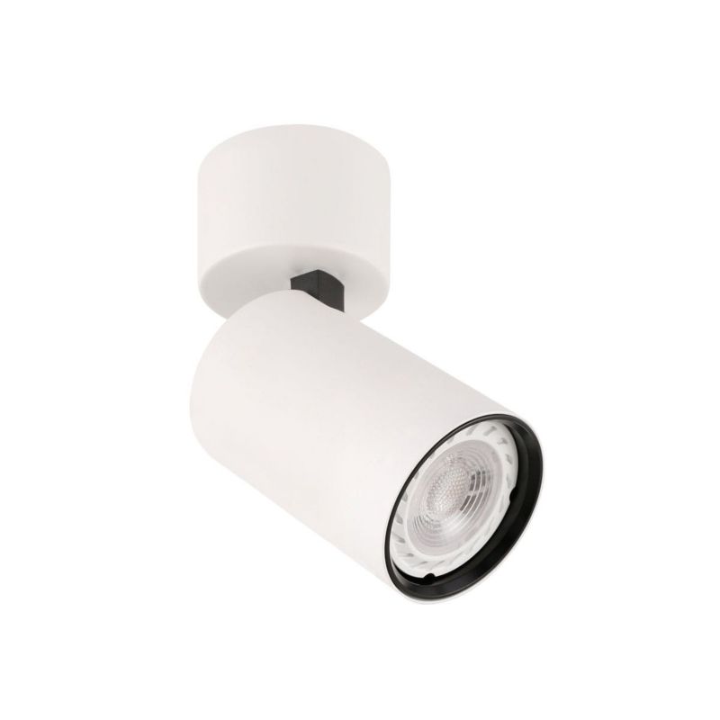 Kinkiet ścienny Italux Laconi biało-czarny styl nowoczesny 1 x GU10 x 35W IP20 wym: 6,5 x 6,5 cm - 1 szt.