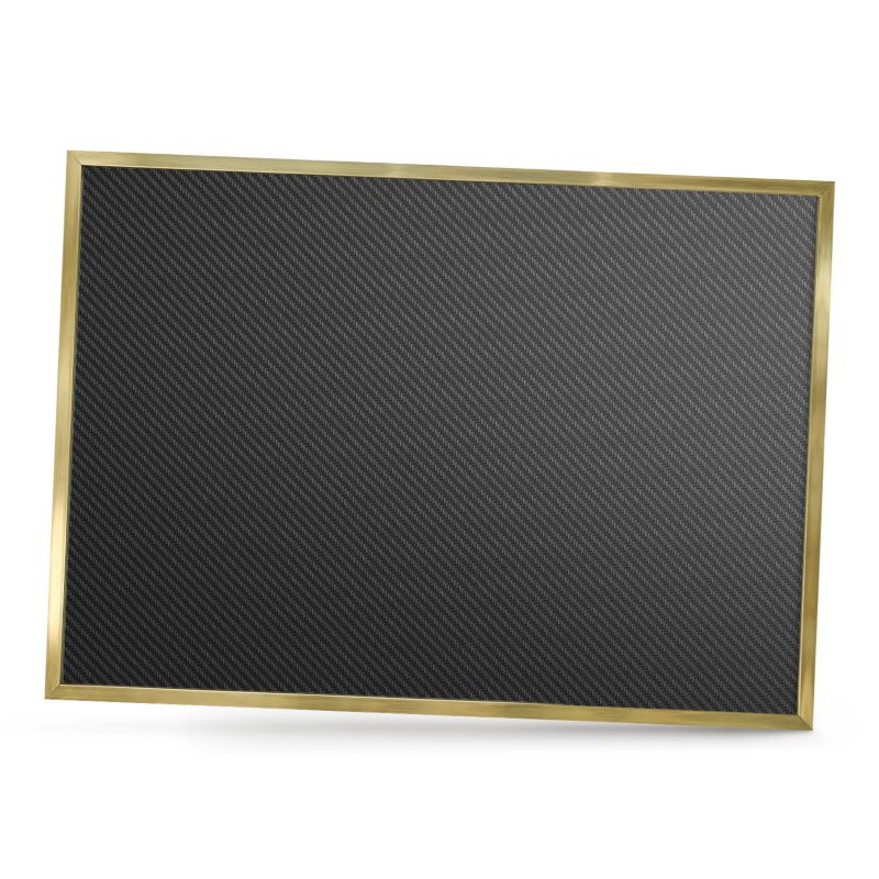 Dekoracyjna tablica magnetyczna ArtPrintCave 70x50 Geometryczna tekstura w złotej ramie 1szt