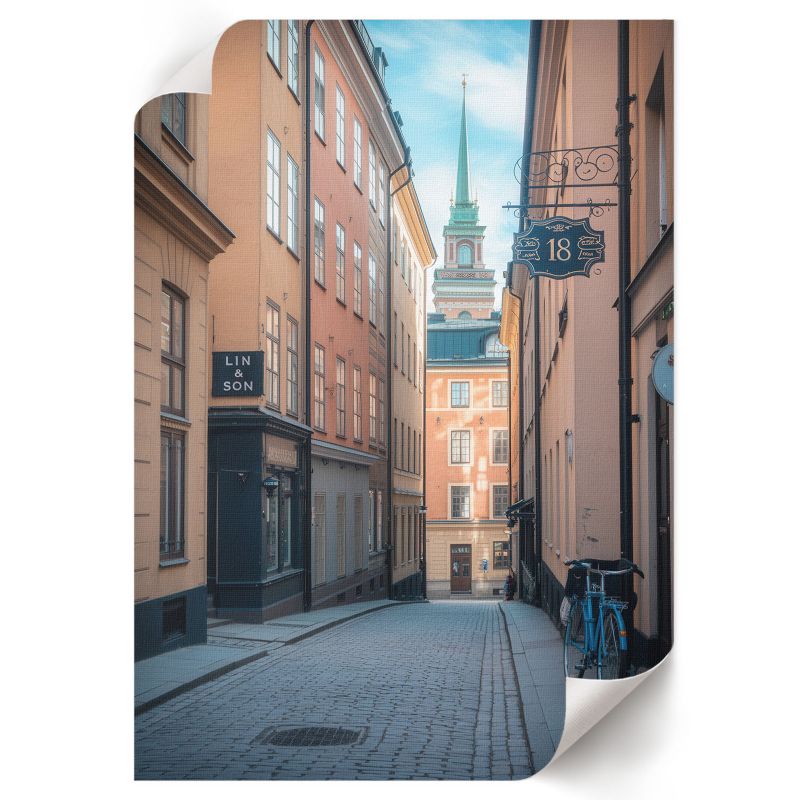 Wydruk Na Płótnie ArtPrintCave 29,7x42 cm Ulica miejska Front 1 szt.