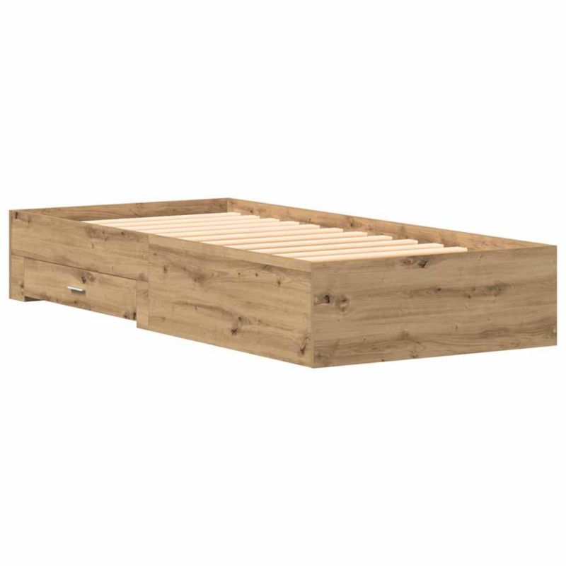 Rama łóżka WaszeMeble 90x200 cm Dąb rzemieślniczy drewno WM-3333988 1 szt.