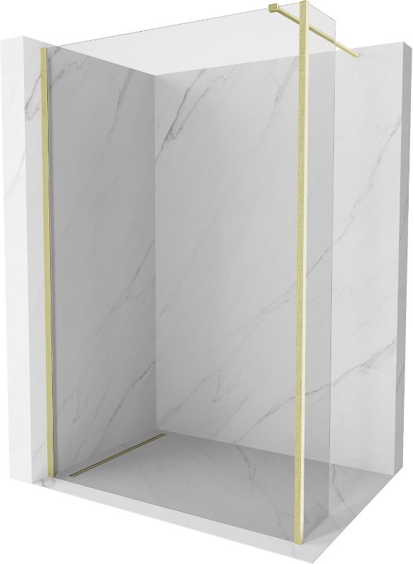 Ścianka prysznicowa Mexen Kioto złoty transparent 120 x 40 cm 800-120-212-55-00-040 1 szt.