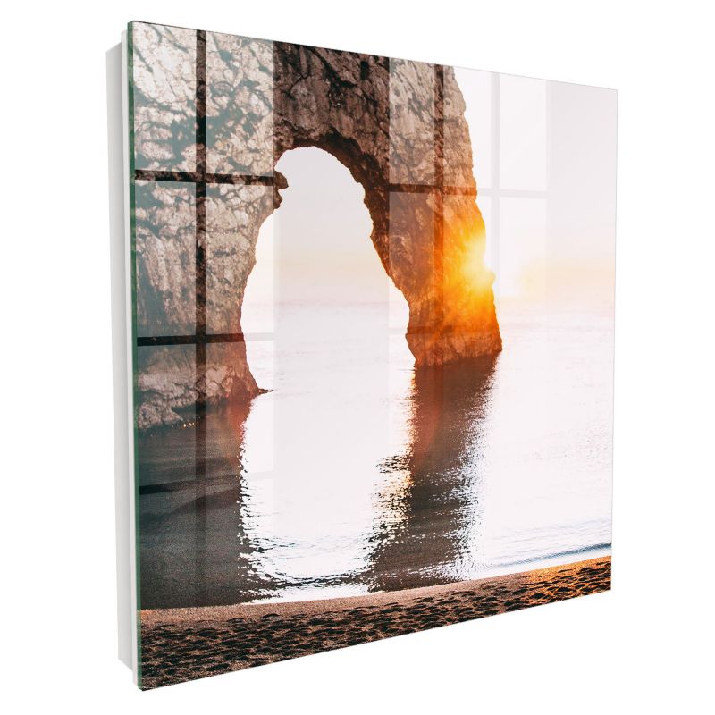 Szafka Na Klucze Tulup 30x30 cm Skalny łuk - Biała - Otwierana na prawo 1 szt.