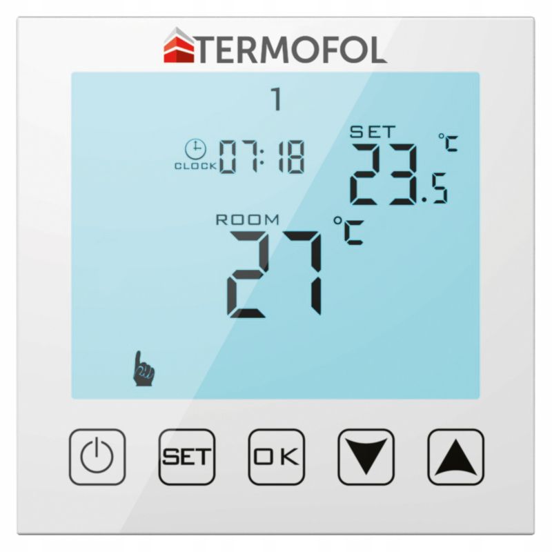 Termoregulator pokojowy TERMOFOL TF-H1 dotykowy programowalny