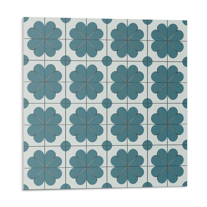 Kafelki samoprzylepne Wallfluent 20x20 cm Roślinne wzory w harmonijnym układzie 20 szt.