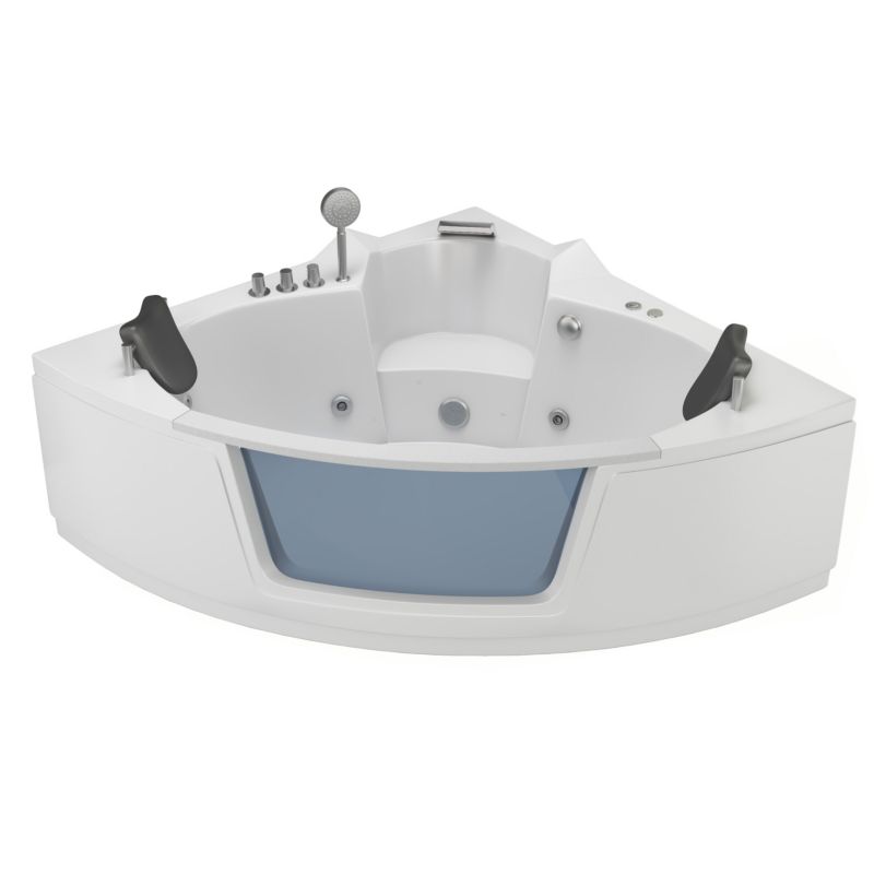Wanna Corciano Łazienkowa Nicea z Hydromasażem 150x150x64 cm narożna Akrylowa Jacuzzi 1szt.