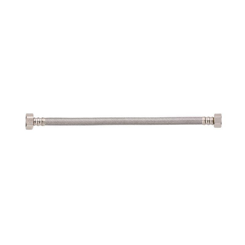 Wąż Wężyk Przyłączeniowy do Wody GW/GW 1/2" x 3/8" 40 cm Stalowy INVENA 1 szt.