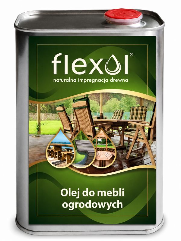 Olej do mebli ogrodowych FLEXOL 1L