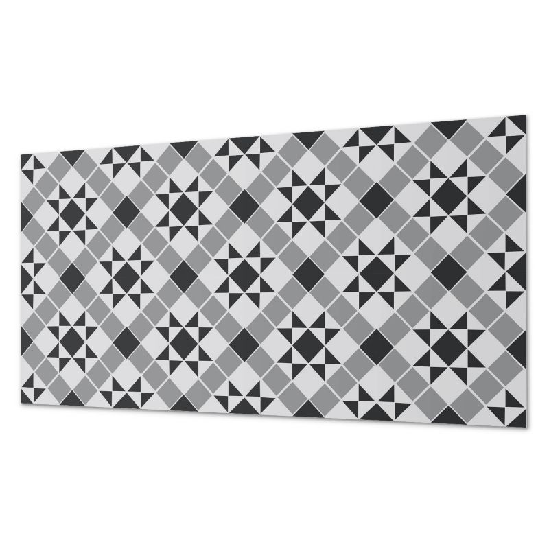 Komplet Kafelków PCV ArtPrintCave 40x20 cm Geometryczny wzór z gwiazdami 10 szt.