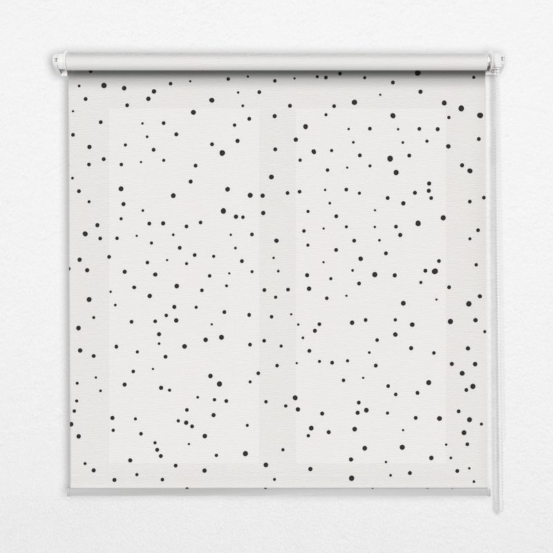 Roleta Przepuszczające Światło Tulup 110x140 cm Kropki Montaż do ściany/sufitu 1 szt.