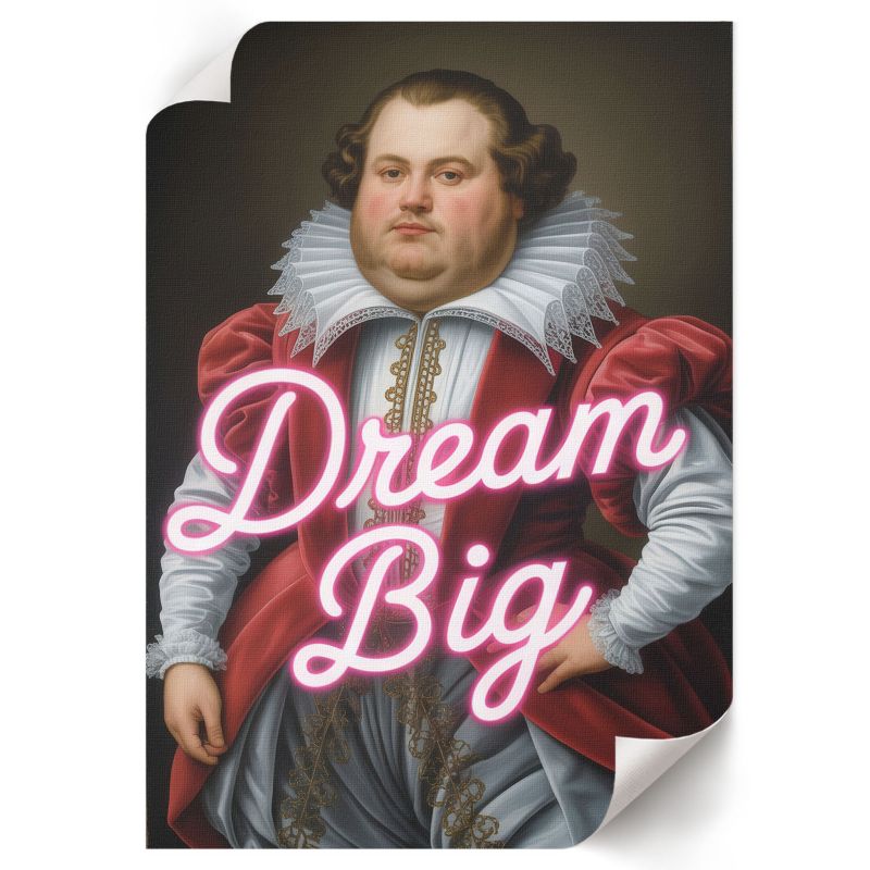 Plakat Na Płótnie ArtPrintCave 21x29,7 cm Dream Big Eva "Signal" Brand 1 szt.