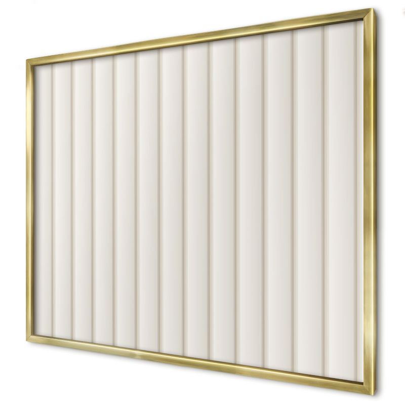 Ozdobna tablica na magnesy Wallfluent 80x60 Pionowe linie w złotej ramie 1szt