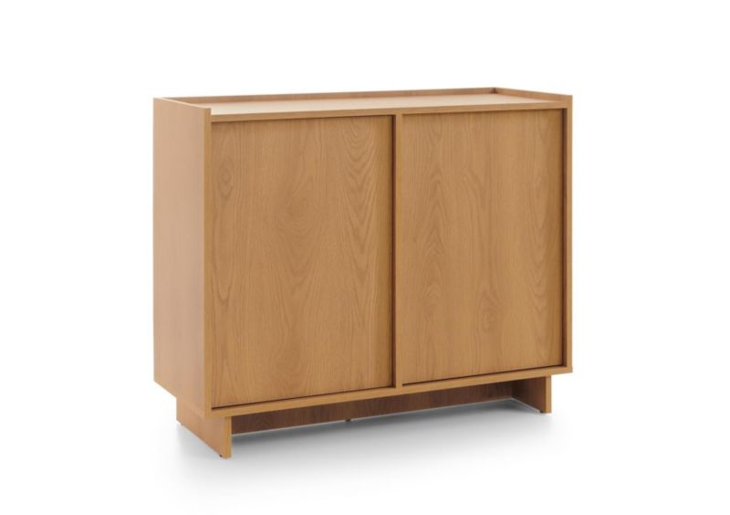 Komoda dwudrzwiowa SUNA 98 cm Dąb Karmel w Stylu Japandi 1szt.