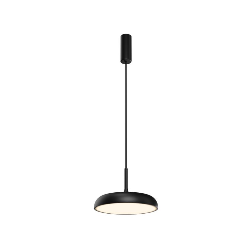 Lampa wisząca okrągły dysk Maytoni GERHARD czarna LED 19W 3000K 800lm IP20 - 1 szt.
