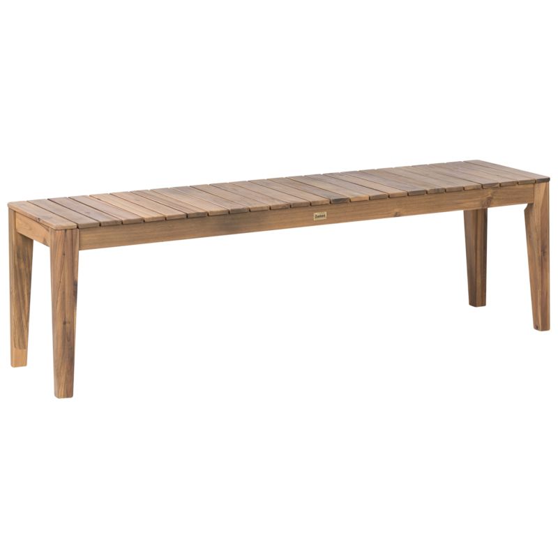 Ławka ogrodowa Chioggia 155 cm Certyfikowane drewno akacjowe Jasnobrązowy 1 szt.