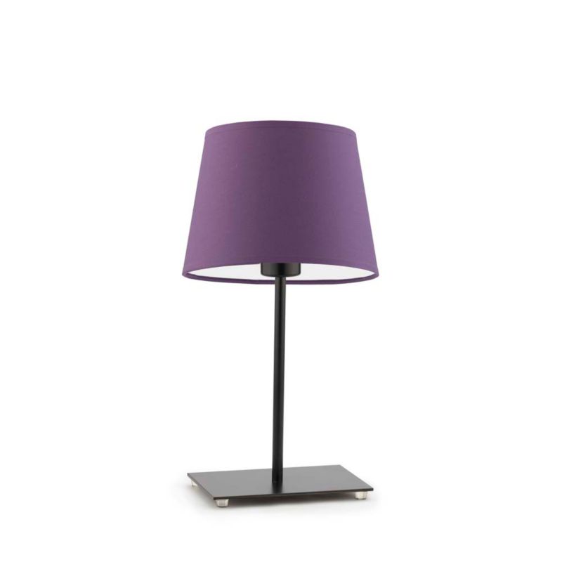 Lampka Nocna Volta Light Factory Moto Abażur Fioletowy Stożek 1xE27 1szt.
