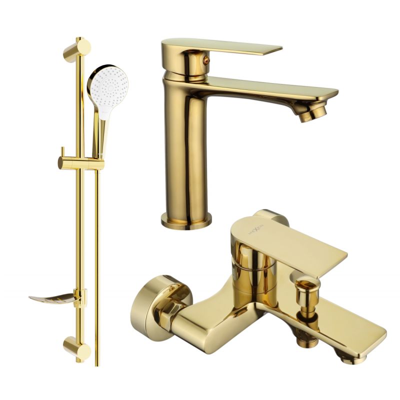 Zestaw wannowy Mexen Royo złoty 72203DF05-50 1 szt.
