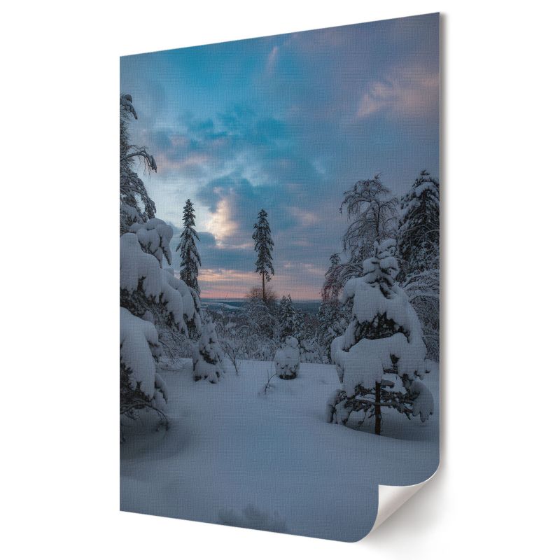 Plakat na ścianę Wallfluent Format A3 Zimowy pejzaż Artysta And 1 szt.