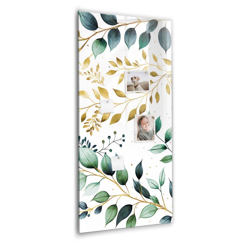 Tablica Magnetyczna Szklana Wallfluent 60x120 cm Regularny deseń florystyczny 1 szt.