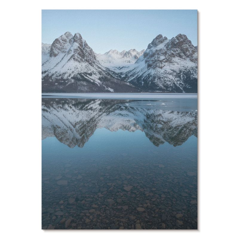 Plakat na Ścianę Tulup 21x29,7 cm (A4) Górskie jezioro Do salonu, biura, sypialni 1 szt.