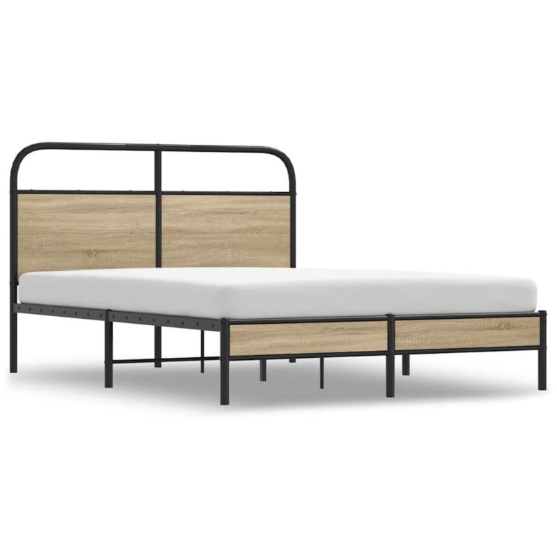 Łóżko metalowe WaszeMeble 120x190 cm brązowe WM-4100353 1 szt.