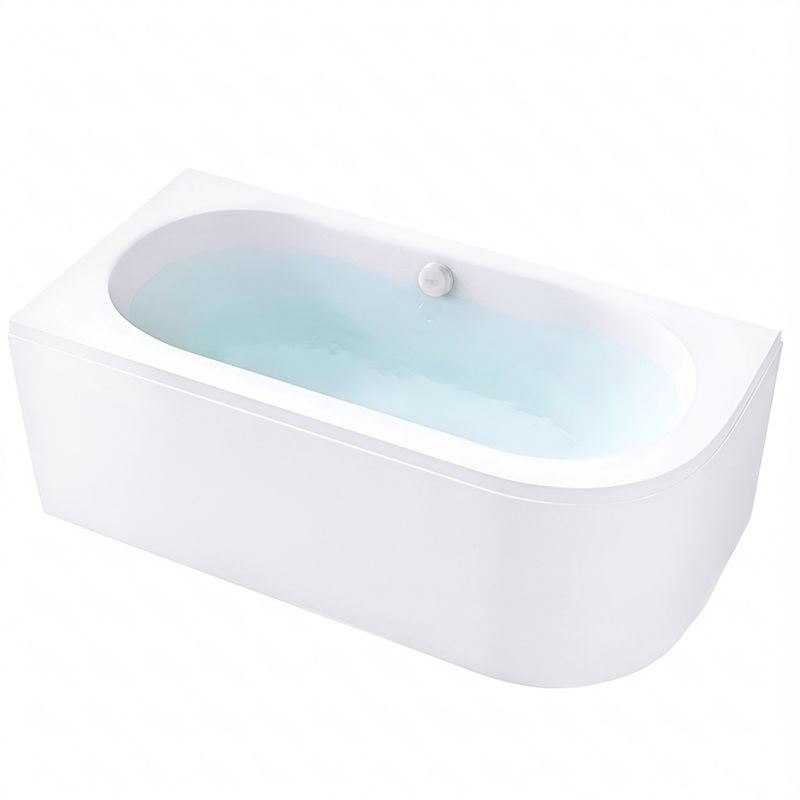 Wanna przyścienna HYDROSAN EBI-170X75-L-P-WH Prostokątny Biały 1 szt.
