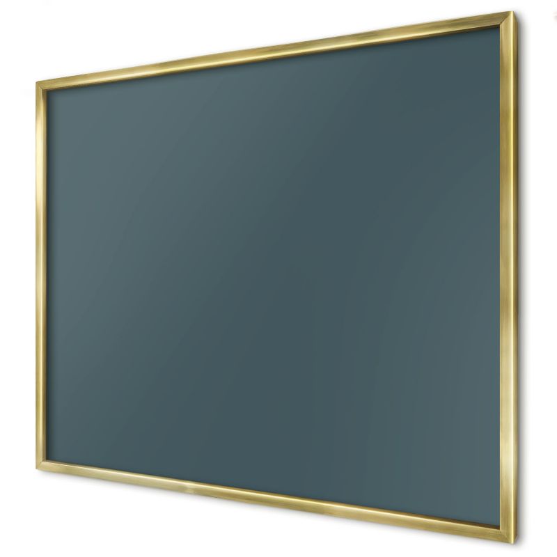 Ozdobna tablica magnetyczna Wallfluent 80x60 Turkusowy w złotej ramie 1szt