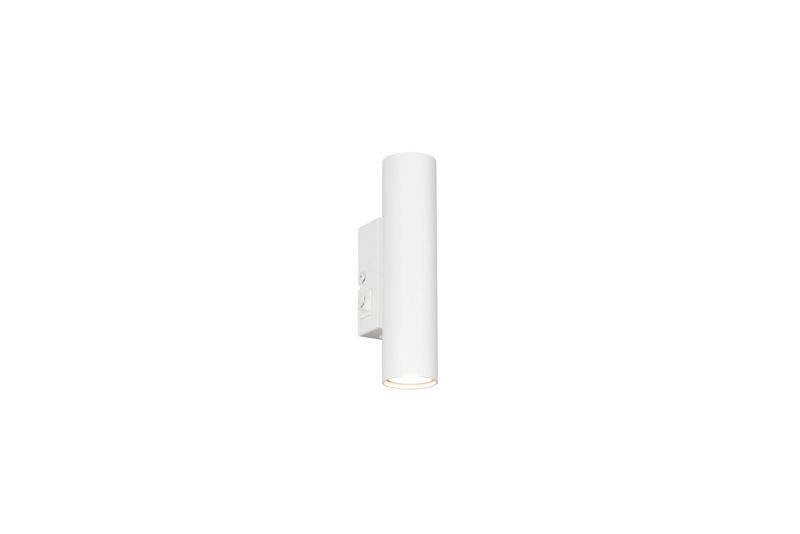 Kinkiet z włącznikiem RL TARYN biały matowy 2xGU10 minix5W IP20 wym:18x4x7cm - 1 szt.