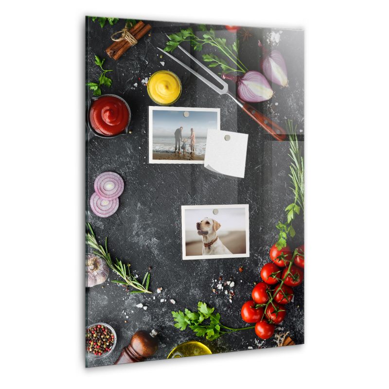 Tablica Magnetyczna Biurowa Na Ścianę Wallfluent 40x60 cm Dodatki kulinarne na włoski placek 1 szt.
