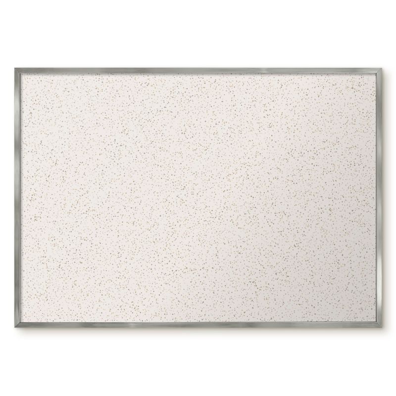 Tablica Magnetyczna Dekoracyjna Tulup 100x70 cm Drobne kropki - Srebrna rama Do sypialni, salonu 1 szt.