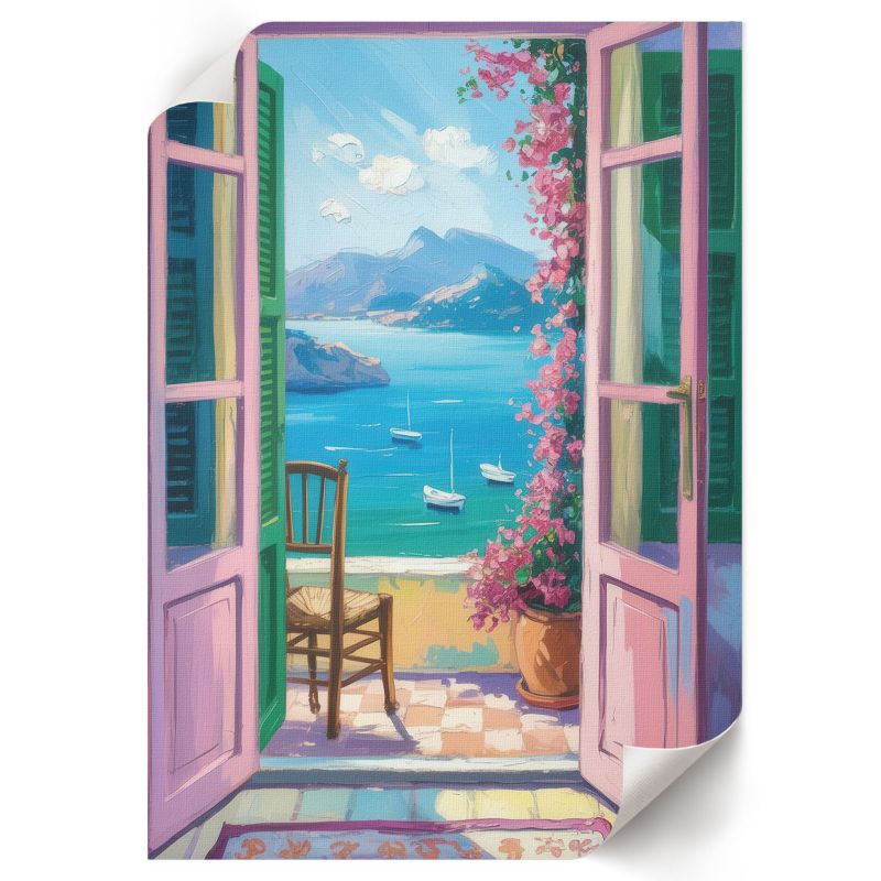 Plakat Do Pokoju Dziecka ArtPrintCave 42x59,5 cm Drzwi na balkon Iris "Tone" 1 szt.