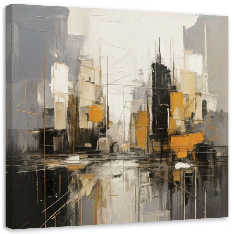 Obraz do salonu Feeby Miasto Abstrakcja Architektura 50x50cm 1szt