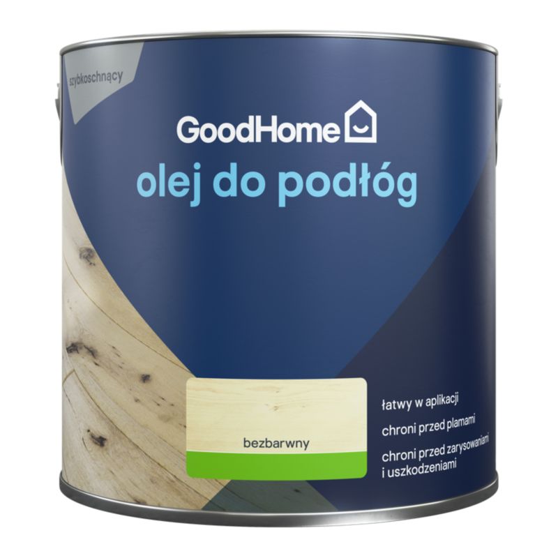 Olej do podłóg GoodHome bezbarwny 2,5 l