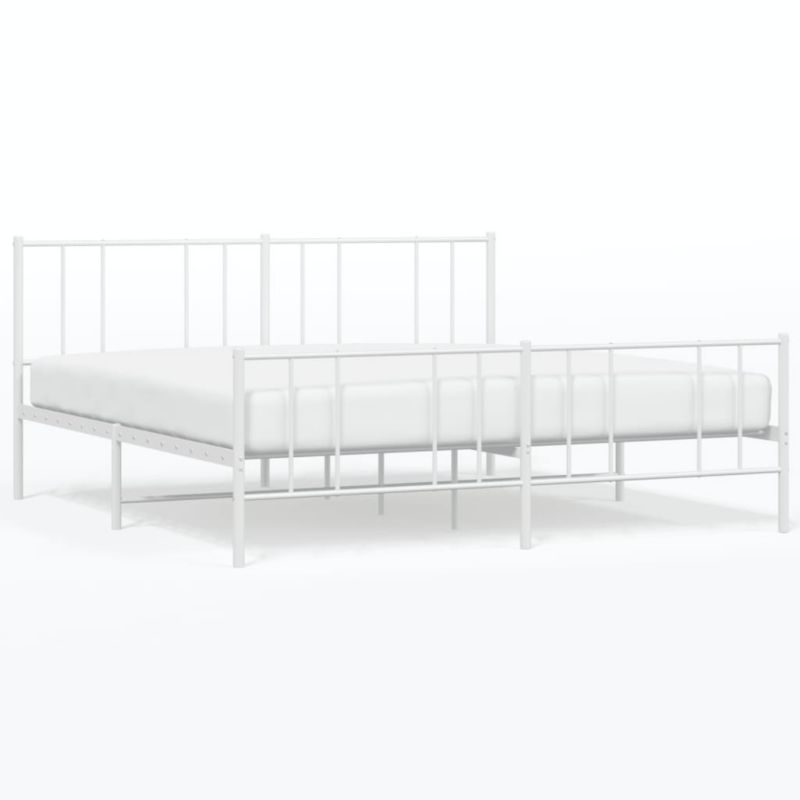 Łóżko metalowe WaszeMeble 193x203 cm biała WM-352553 1 szt.