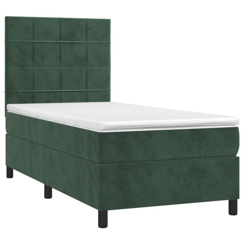 Łóżko kontynentalne WaszeMeble 80x200 cm zielony WM-3136092 1 szt.