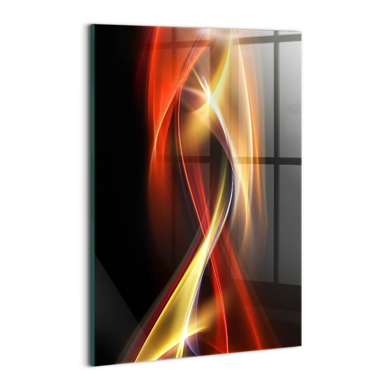 Obraz Szklany Wallfluent 30x20 cm Abstrakcja dym i światło 1 szt.