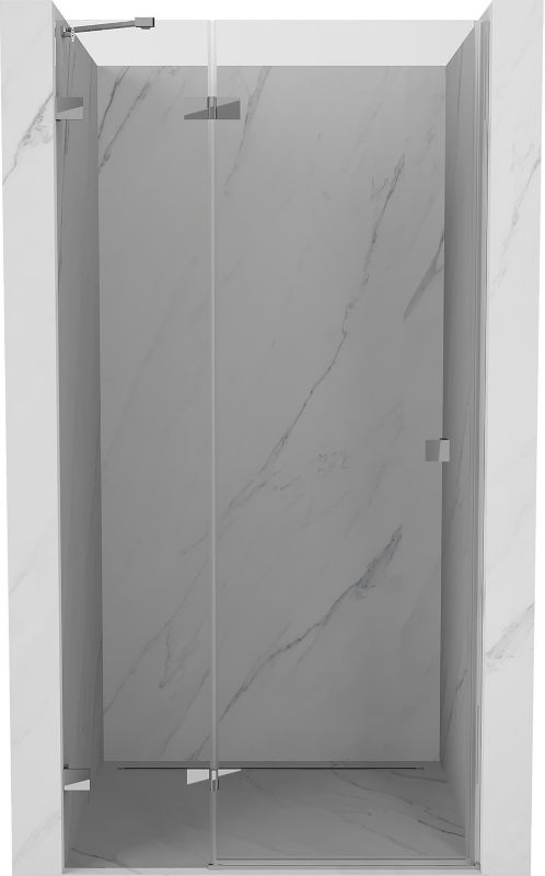 Drzwi prysznicowe uchylne Mexen Lunar chrom transparent 105x200 cm 1 szt.