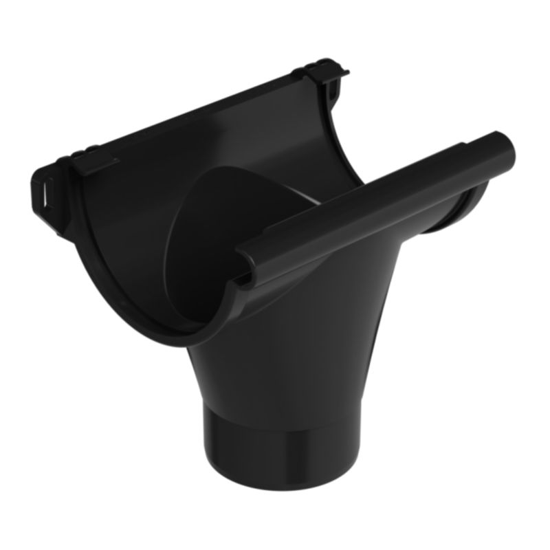 Odpływ Galeco PVC 110 mm/80 mm czarny