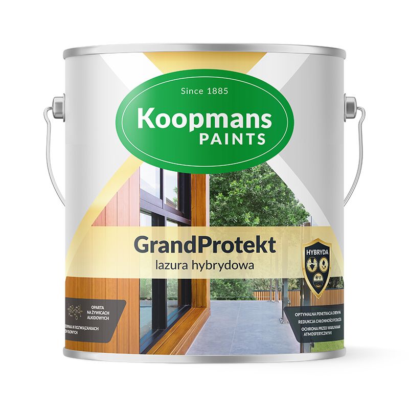 Lazura hybrydowa do drewna Koopmans GrandProtekt 917 głębia kaldery 5 l