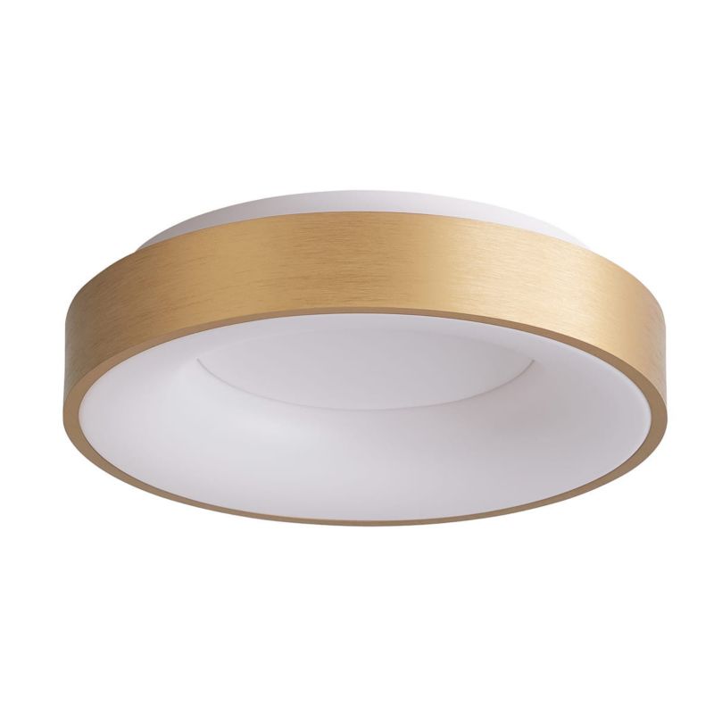 Plafon sufitowy lampa Italux Giulia złoto-biały LED 40W 3000K 2200lm IP20 wym: 12 x 48 x 48 cm akryl - 1 szt.