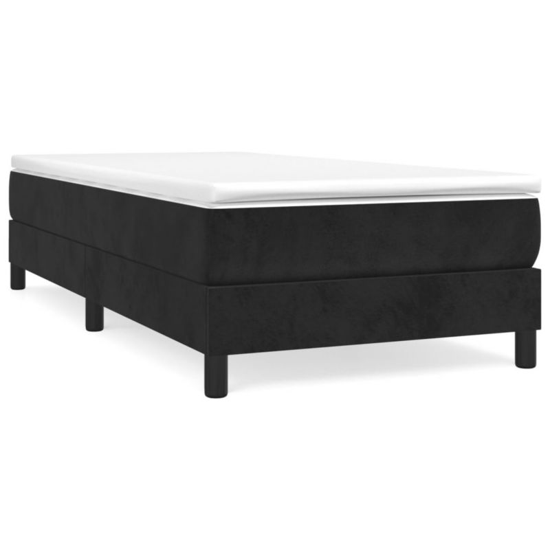Łóżko tapicerowane WaszeMeble 90x200 cm czarna WM-3120750 1 szt.