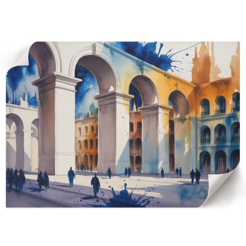Grafika Na Ścianę ArtPrintCave 42x29,7 cm Miejski pejzaż Deep Narrative 1 szt.