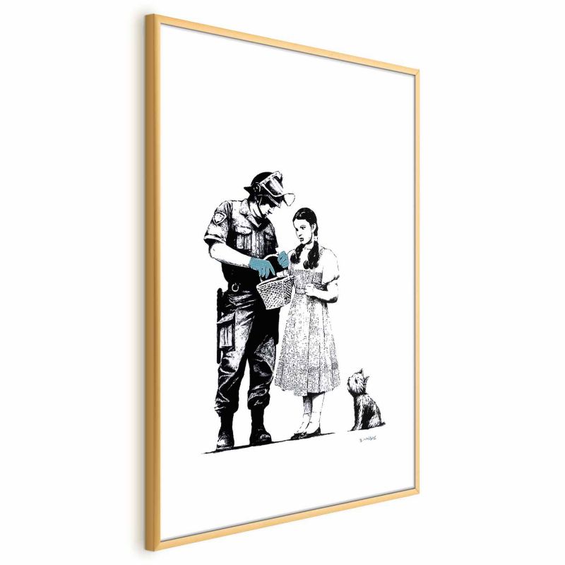 Plakat Artgeist Dorotka 40x60 cm z ramą złotą 1 szt